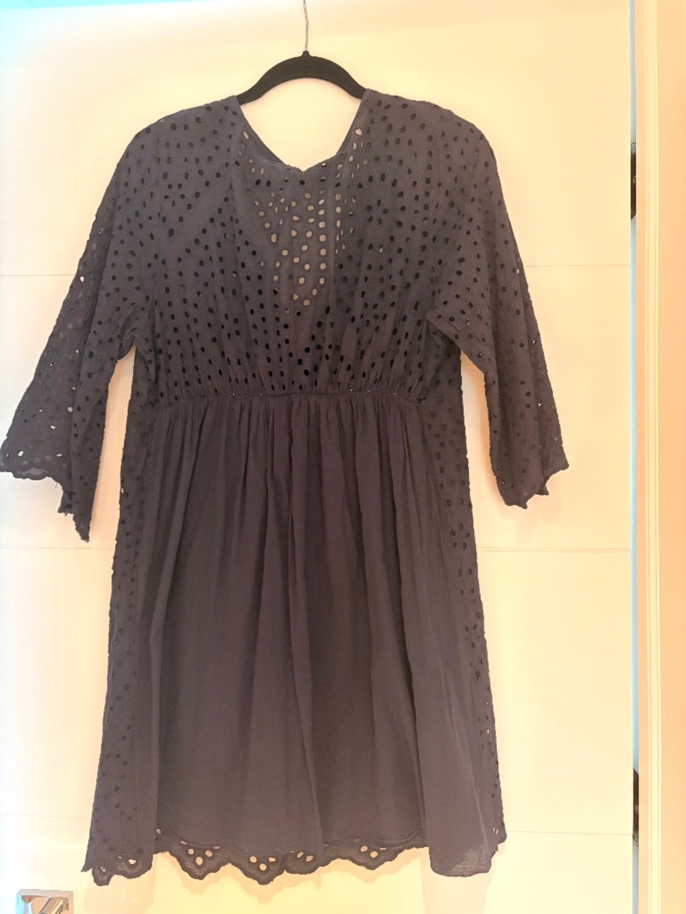 NAVY eye let short dress